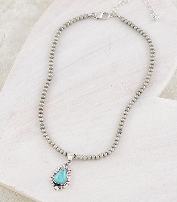 New Arrival :: Wholesale Western Turquoise Navajo Pearl Choker