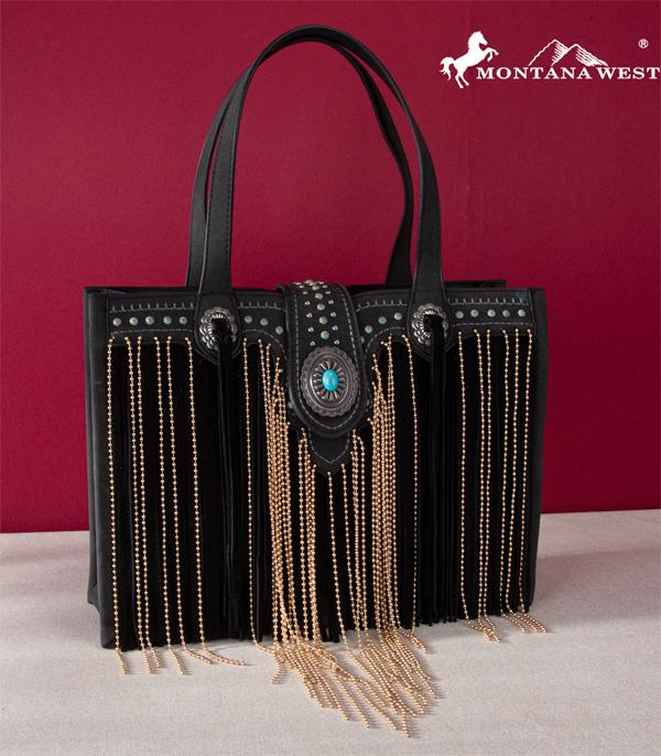 MONTANAWEST BAGS :: WESTERN PURSES :: Wholesale Montana West Fringe Concealed Carry Tote