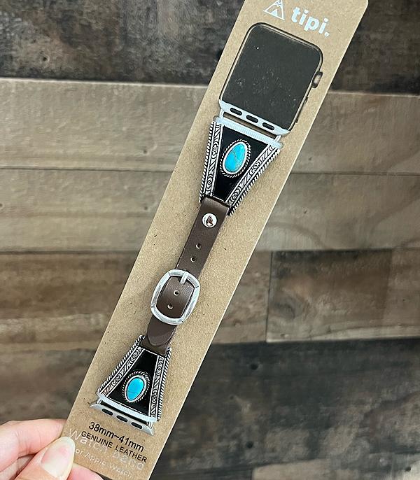<font color=BLUE>WATCH BAND/ GIFT ITEMS</font> :: SMART WATCH BAND :: Wholesale Tipi Brand Western Apple Watch Band