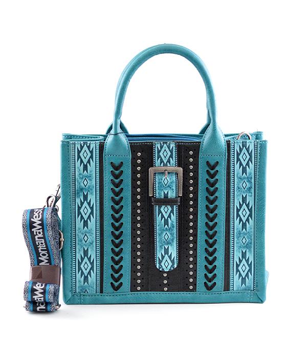 WHAT'S NEW :: Wholesale Montana West Aztec Buckle Tote Crossbody
