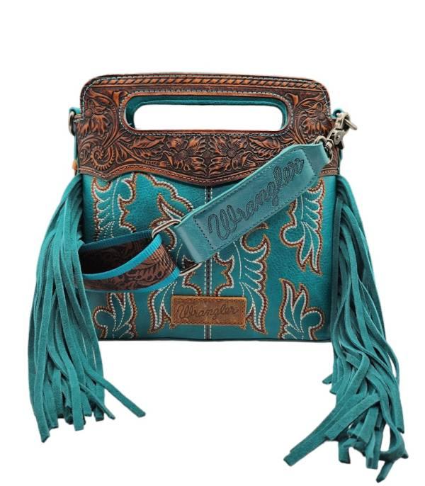 WHAT'S NEW :: Wholesale Wrangler Boot Stitch Fringe Tote