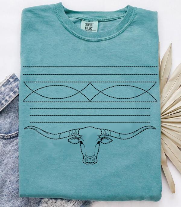 WHAT'S NEW :: Wholesale Western Comfort Colors Boot Stitch Tee