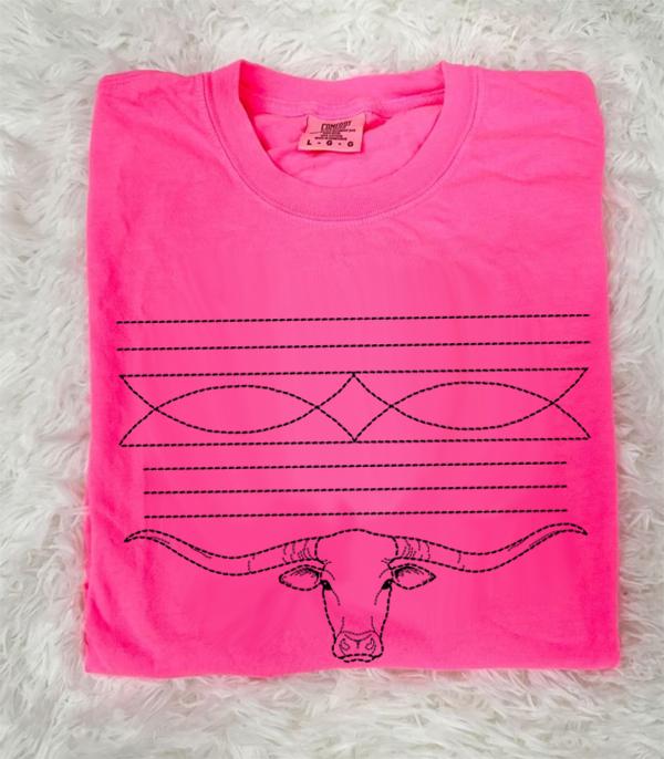 GRAPHIC TEES :: GRAPHIC TEES :: Wholesale Western Comfort Colors Boot Stitch Tee