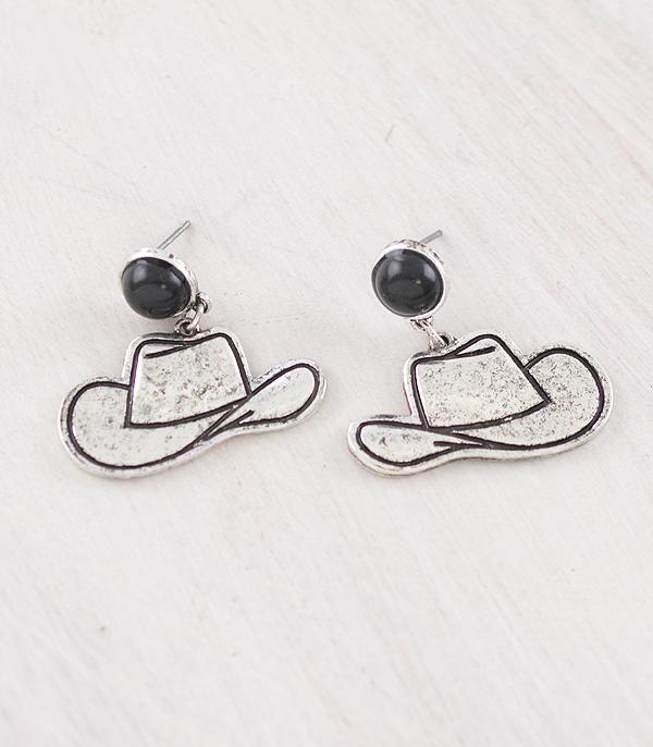 New Arrival :: Wholesale Western Cowboy Hat Dangle Earrings