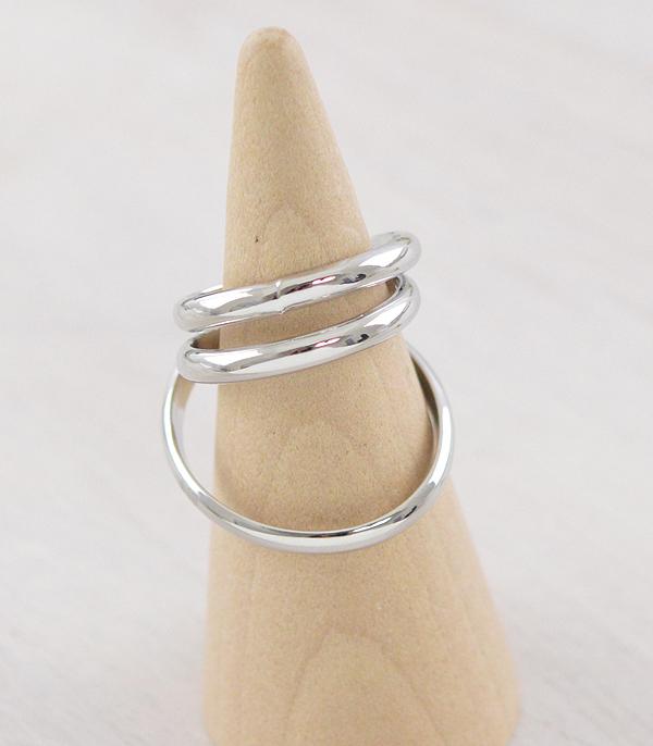 New Arrival :: Wholesale Silver Trendy Statement Ring