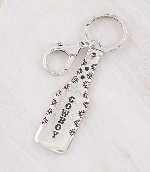 <font color=BLUE>WATCH BAND/ GIFT ITEMS</font> :: KEYCHAINS :: Wholesale Western Cowboy Bottle Key Chain