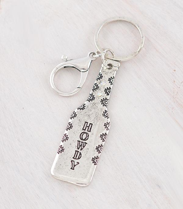 <font color=BLUE>WATCH BAND/ GIFT ITEMS</font> :: KEYCHAINS :: Wholesale Western Howdy Bottle Key Chain