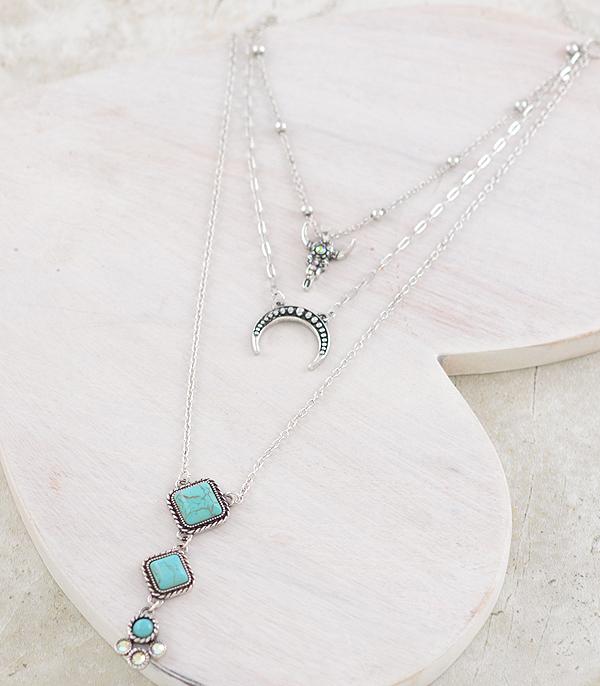 NECKLACES :: WESTERN TREND :: Wholesale Western Dainty Layered Necklace