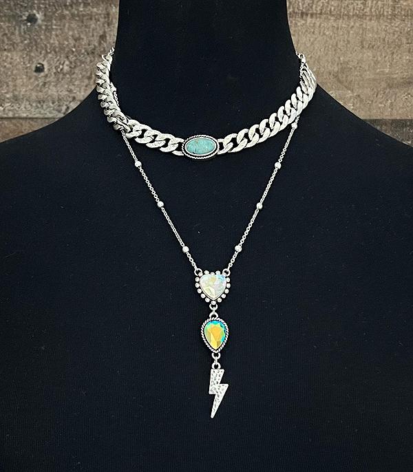 New Arrival :: Wholesale Western Chain Layered Necklace