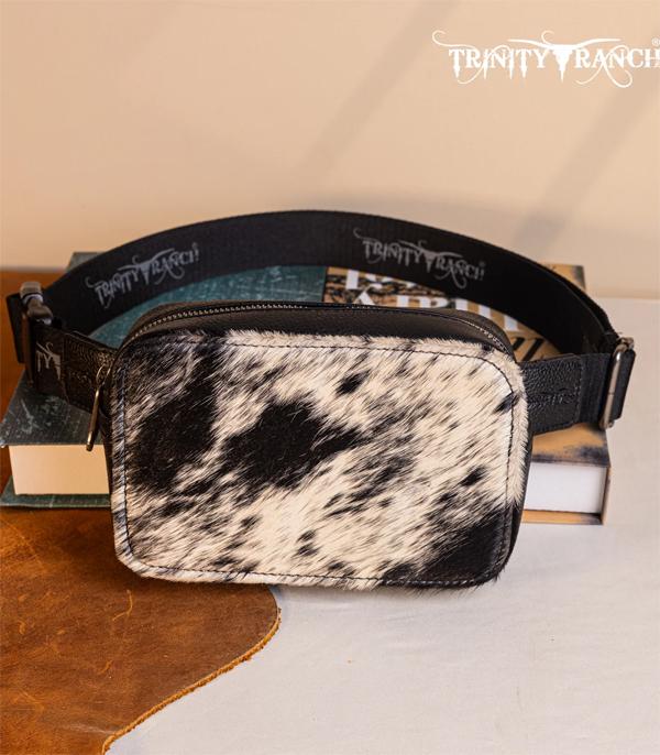 New Arrival :: Wholesale Trinity Ranch Cowhide Belt Bag