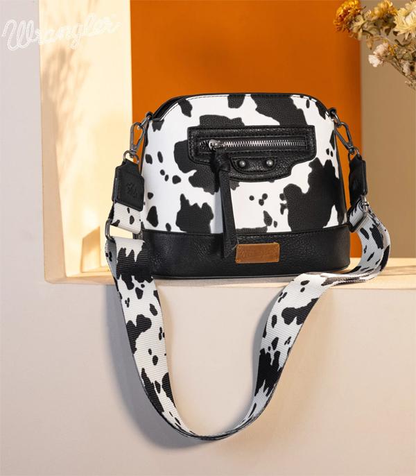 WHAT'S NEW :: Wholesale Wrangler Cow Print Crossbody Bag