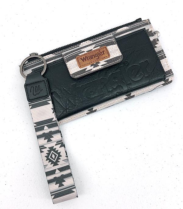WHAT'S NEW :: Wholesale Wrangler Aztec Print Wallet Wristlet