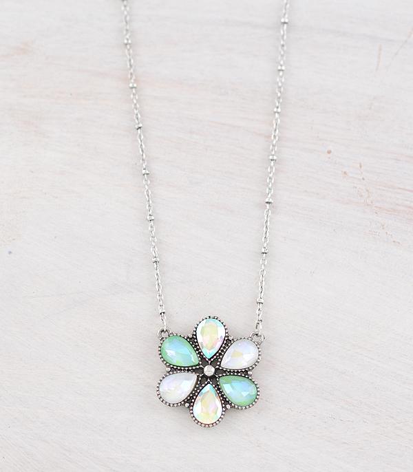 NECKLACES :: TRENDY :: Wholesale Western Glass Stone Concho Necklace