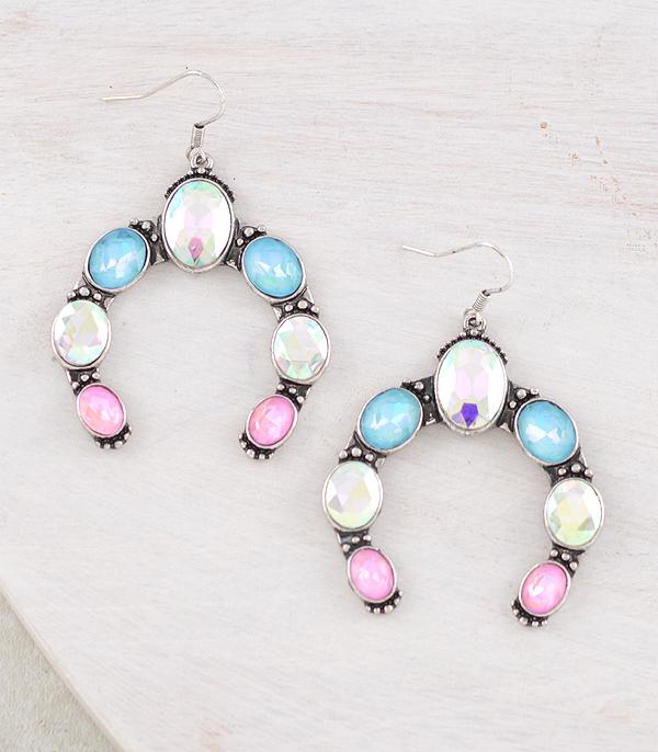 WHAT'S NEW :: Wholesale Glass Stone Squash Blossom Earrings