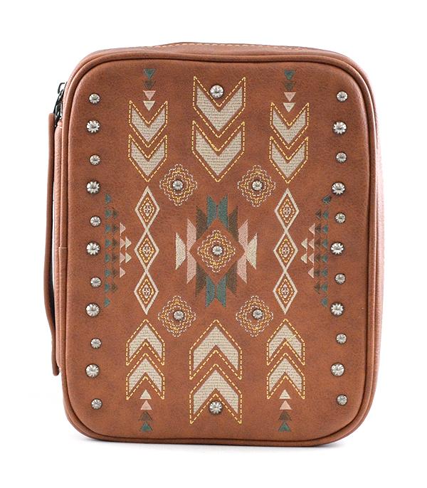 MONTANAWEST BAGS :: WESTERN PURSES :: Wholesale Montana West Aztec Embroidered Bible Cas