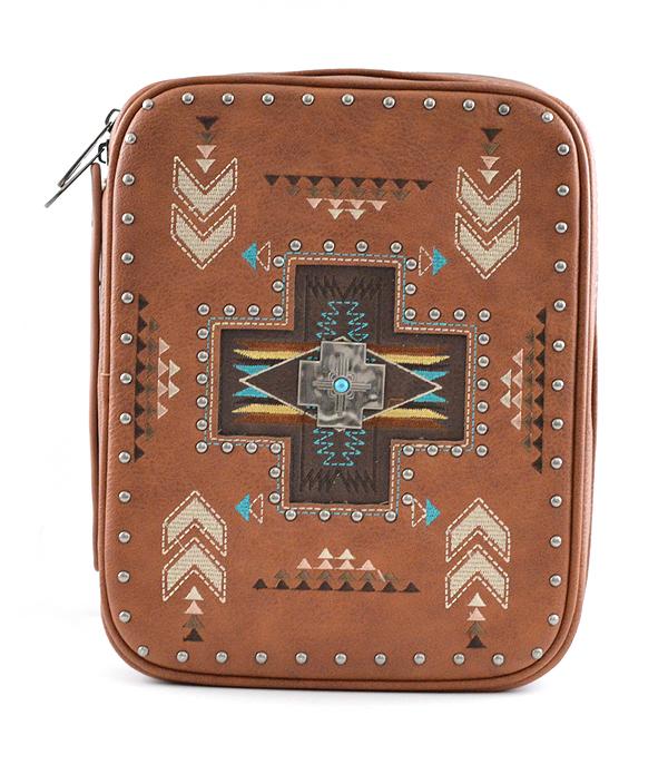 MONTANAWEST BAGS :: WESTERN PURSES :: Wholesale Montana West Cross Concho Bible Cover
