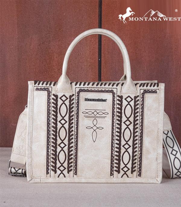MONTANAWEST BAGS :: WESTERN PURSES :: Wholesale Montana West Whipstitch Tote Crossbody