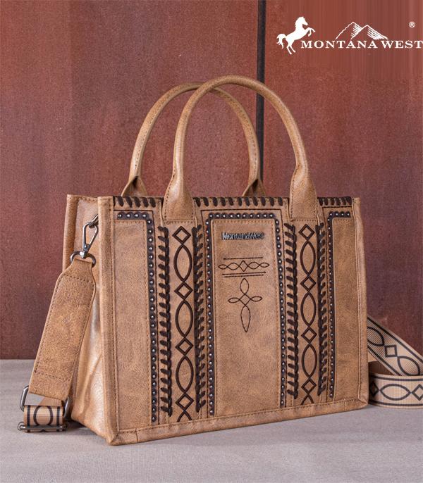 MONTANAWEST BAGS :: WESTERN PURSES :: Wholesale Montana West Whipstitch Tote Crossbody