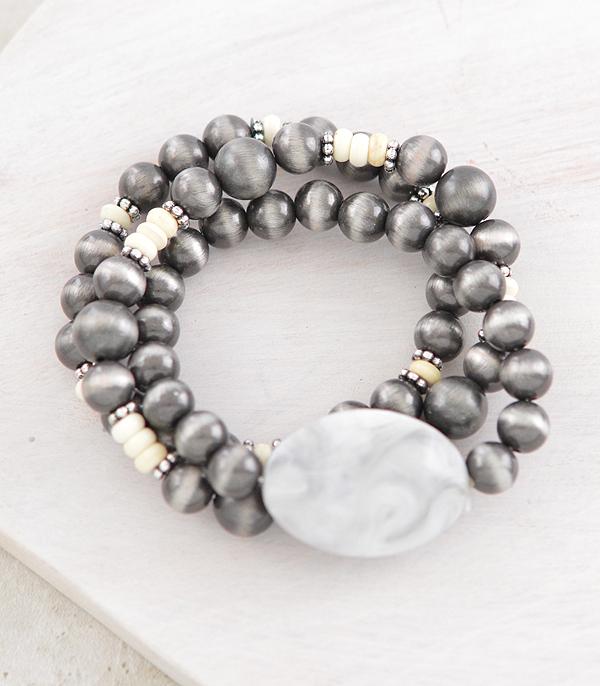 New Arrival :: Wholesale Western Navajo Pearl Bead Bracelet Set