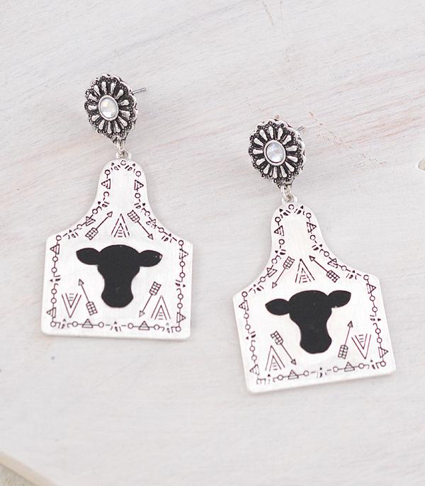 New Arrival :: Wholesale Western Cattle Tag Earrings