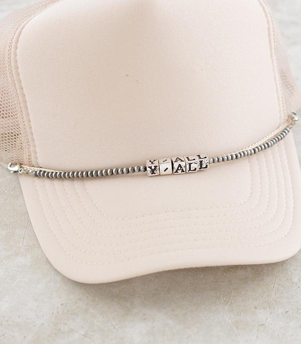 New Arrival :: Wholesale Western Yall Bead Trucker Hat Chain