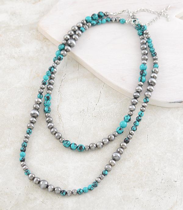 WHAT'S NEW :: Wholesale 2PC Navajo Pearl Bead Necklace