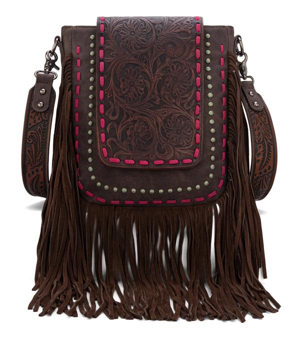 MONTANAWEST BAGS :: CROSSBODY BAGS :: Wholesale Trinity Ranch Concealed Carry Crossbody 