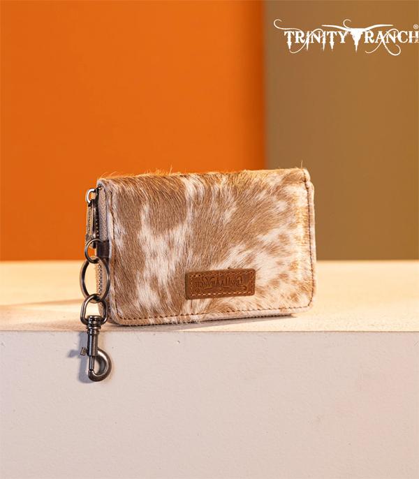 MONTANAWEST BAGS :: TRINITY RANCH BAGS :: Wholesale Trinity Ranch Cowhide Mini Wallet