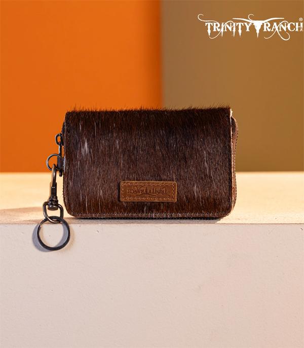MONTANAWEST BAGS :: TRINITY RANCH BAGS :: Wholesale Trinity Ranch Cowhide Mini Wallet