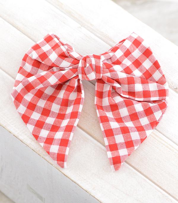 WHAT'S NEW :: Wholesale Game Day Checkered Hair Bow