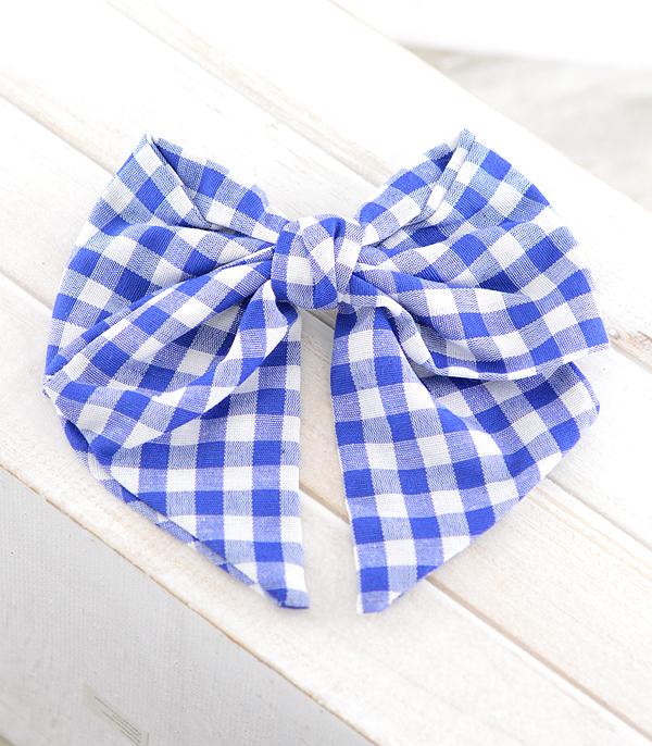 WHAT'S NEW :: Wholesale Game Day Checkered Hair Bow