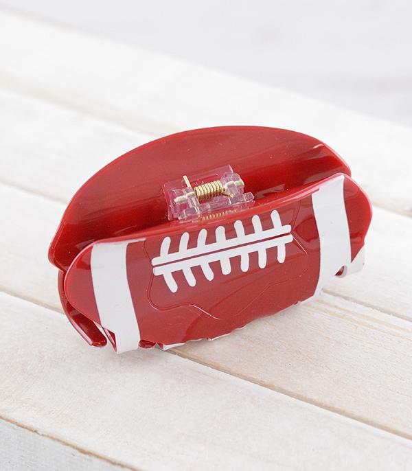 WHAT'S NEW :: Wholesale Game Day Football Hair Claw Clip