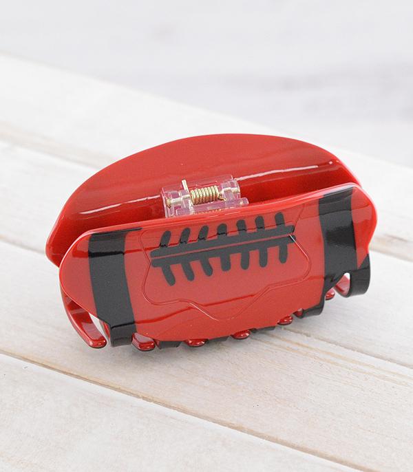 New Arrival :: Wholesale Game Day Football Hair Claw Clip