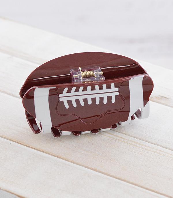 WHAT'S NEW :: Wholesale Game Day Football Hair Claw Clip