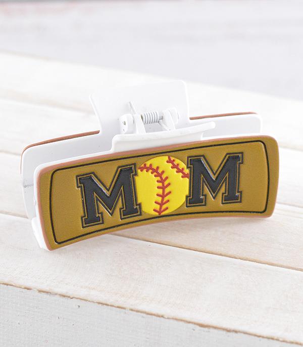 WHAT'S NEW :: Wholesale Softball Mom Hair Claw Clip