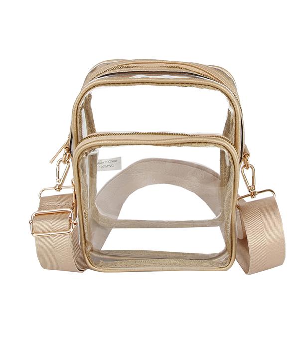 WHAT'S NEW :: Wholesale Game Day Clear Crossbody Bag