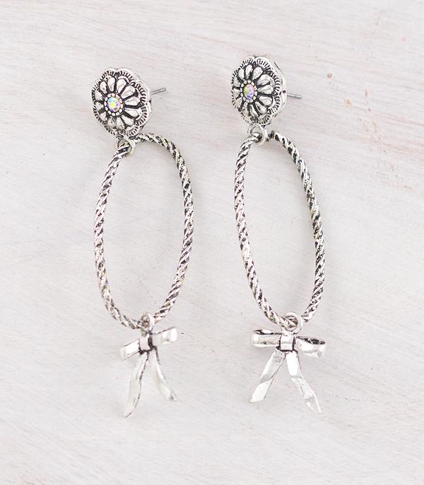WHAT'S NEW :: Wholesale Western Concho Bow Earrings