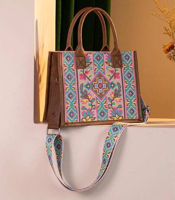 MONTANAWEST BAGS :: WESTERN PURSES :: Wholesale Montana West Embroidered Tote Crossbody