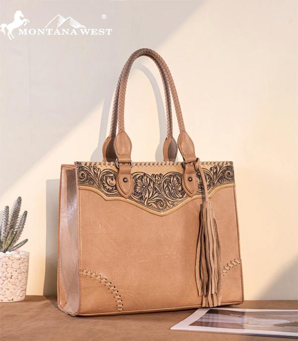 MONTANAWEST BAGS :: WESTERN PURSES :: Wholesale Montana West Tooled Concealed Carry Bag