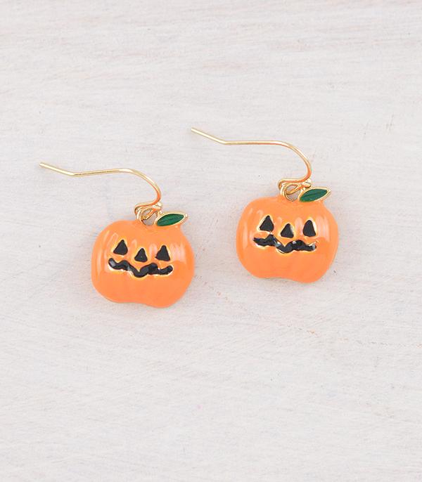 New Arrival :: Wholesale Halloween Pumpkin Earrings