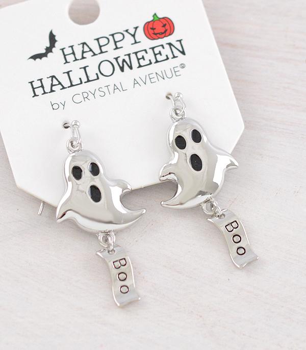 <font color=GREEN>HOLIDAYS</font> :: Wholesale Halloween Ghost Earrings