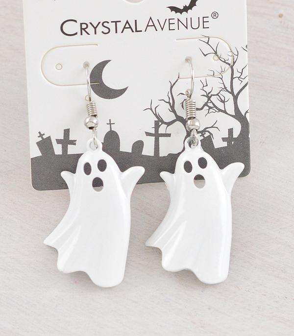 <font color=GREEN>HOLIDAYS</font> :: Wholesale Halloween Ghost Earrings