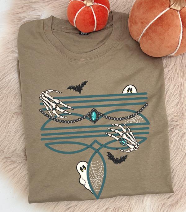 New Arrival :: Wholesale Halloween Bootstitch Graphic Tshirt