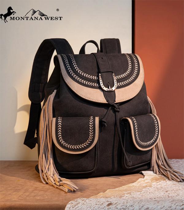 WHAT'S NEW :: Wholesale Montana West Fringe Buckle Backpack