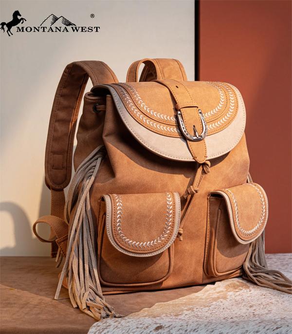 WHAT'S NEW :: Wholesale Montana West Fringe Buckle Backpack