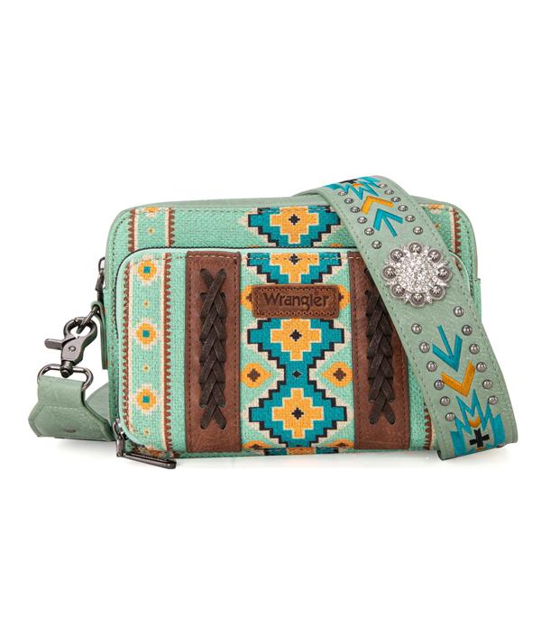 New Arrival :: Wholesale Wrangler Aztec Crossbody Bag