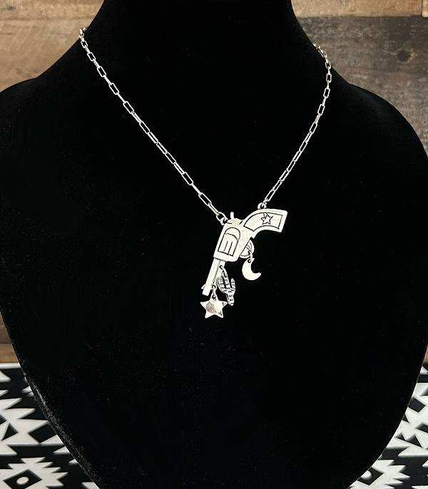 New Arrival :: Wholesale Tipi Brand Western Gun Necklace