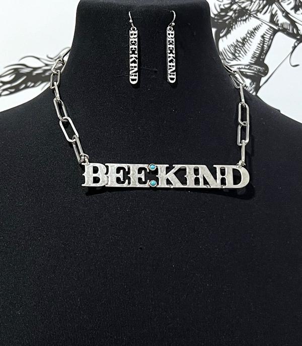 NECKLACES :: WESTERN TREND :: Wholesale Tipi Brand Bee Kind Necklace Set