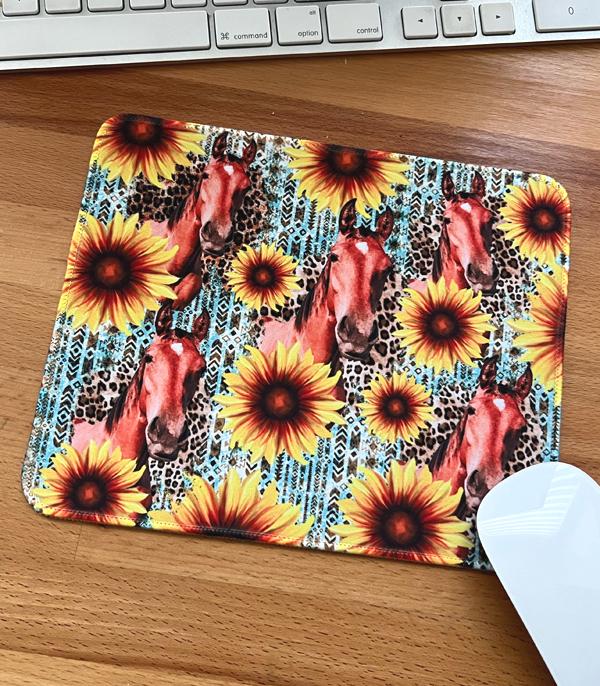 <font color=BLUE>WATCH BAND/ GIFT ITEMS</font> :: GIFT ITEMS :: Wholesale Sunflower Print Mouse Pad