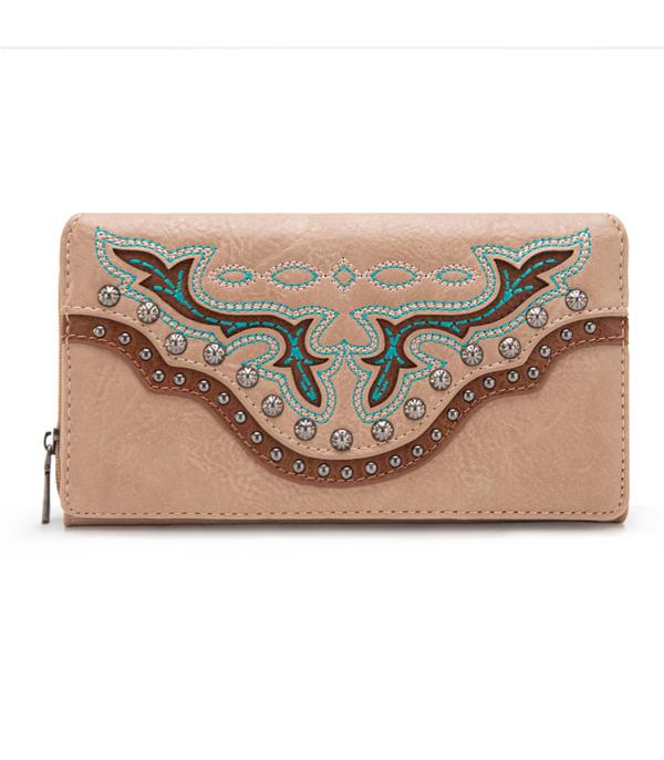 MONTANAWEST BAGS :: MENS WALLETS I SMALL ACCESSORIES :: Wholesale Montana West Boot Scroll Wallet